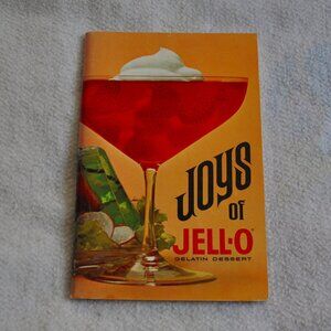 Joys Of Jell-O Gelatin Dessert Cookbook 1960’s 6th edition